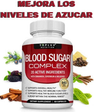 BLOOD SUGAR COMPLEX  🩸 CONTROLA LOS NIVELES DE AZUCAR