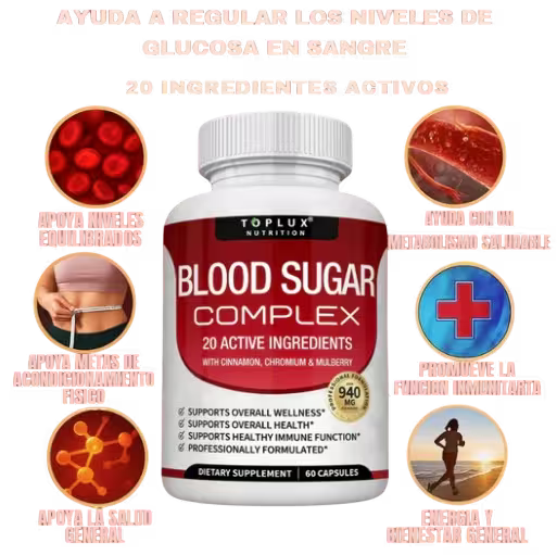 BLOOD SUGAR COMPLEX  🩸 CONTROLA LOS NIVELES DE AZUCAR